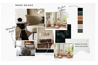 do interior moodboard and decor guide and shopping list