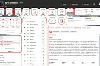 write your dnd or rpg character backstory