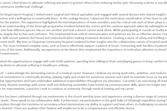 improve your personal statement for medical school