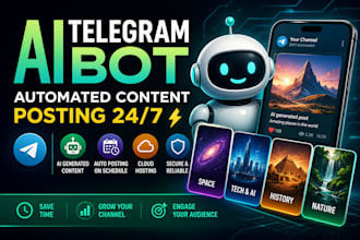 build an ai telegram bot for automated content posting