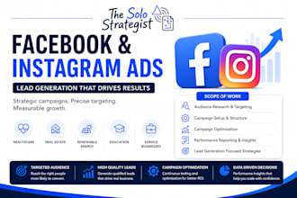 manage facebook and instagram ads for lead generation