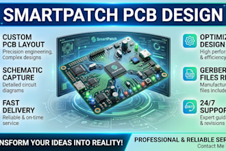 create smartpatch pcb design for wearable health monitoring devices