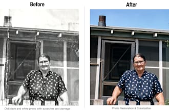 professionally restore, repair and enhance old photos
