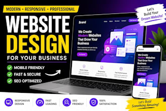 design and build a professional website for your business
