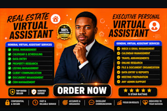 be real estate executive personal website design virtual assistant data entry