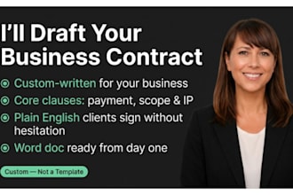 draft a professional service agreement contract or legal documents