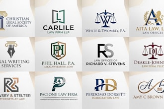 design professional logo for attorney, legal and law firm