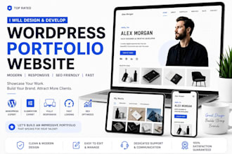 design a wordpress portfolio website for your personal brand