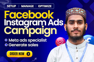 run facebook and instagram ads campaign for your clothing brand ads