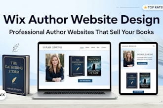 design author website for wix book authors wix writer wix portfolio