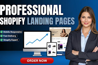 build high converting replo, instant, pagedeck pagefly shopify landing pages