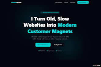redesign your website to be modern and mobile friend
