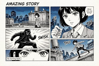 turn your script into professional manga comic pages