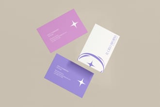 design your business cards, print and ready files