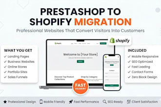 migrate prestashop store to shopify, prestashop to shopify migration