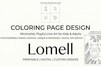 create personalized coloring story books
