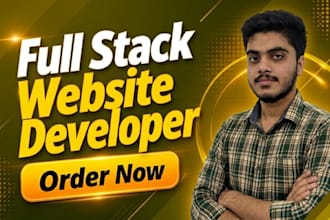 develop custom full stack website with mern stack developer
