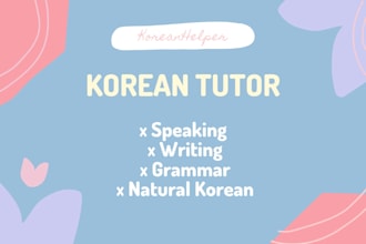 be your korean tutor