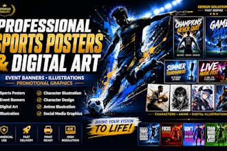 create FIFA world cup posters, sports banner, digital artwork