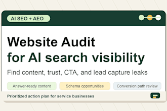 audit your website for ai SEO, aeo, and lead capture leaks