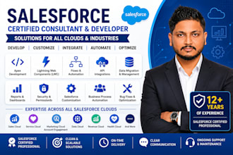 develop, customize, and integrate salesforce solutions