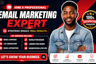 setup mailchimp email marketing automation mailchimp campaign mailchimp expert
