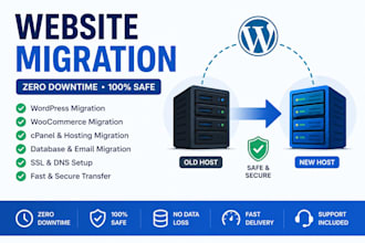 dns migration server migration cpanel migration website migration hosting migrat