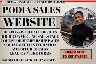 podia sales website podia website webinar landing page podia landing page course