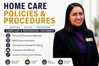 write home care policy and procedures manual ndis employee handbook