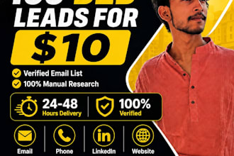 find verified b2b leads for real estate, saas and ecommerce