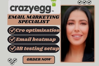 setup crazy egg conversion rate optimization crazy egg email heatmap ab testing