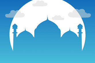 design shia sunni islamic religious event banner poster