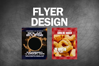 design modern and creative event promotional materials
