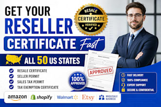 get your resale certificate, seller permit, sales tax permit in any US state