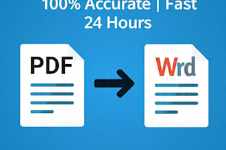 accurate PDF to excel data entry and typing work