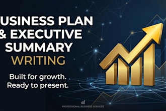 write a business plan or executive summary for your small business