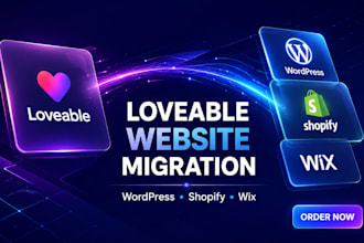 migrate lovable website to wordpress lovable migration to shopify lovable to wix