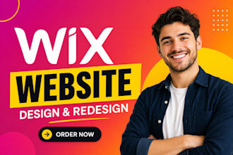 design a professional wix website wix redesign wix business website