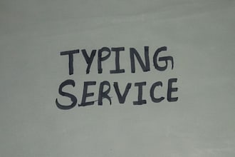 type your PDF, handwritten notes, and do fast data entry work