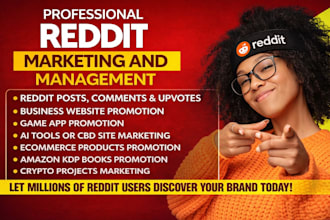 do  reddit seo post management for brand  saas ebook ecommerce