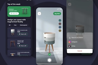 develop an ar try on application for your business