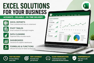 do excel reports, pivot tables and dashboards