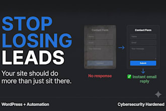 build a wordpress site that auto captures leads