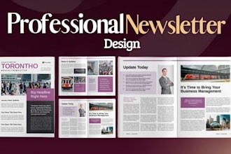 design event flyer, newsletters, door hanger, and  rack card