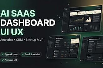 design modern ai agency website UI UX, ai automation landing page, ai startup UI