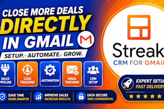 setup automate and optimize streak CRM inside gmail