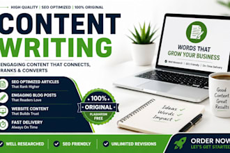 create high quality content for your website