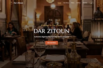 design a modern, professional landing page for your business