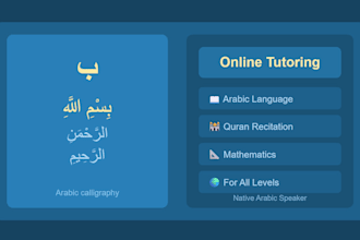 teach arabic language and quran online for beginners