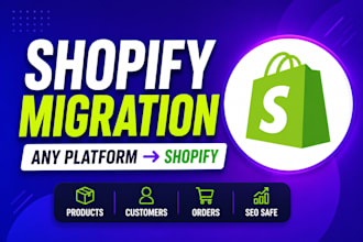 migrate any website or ecommerce store to shopify website migration